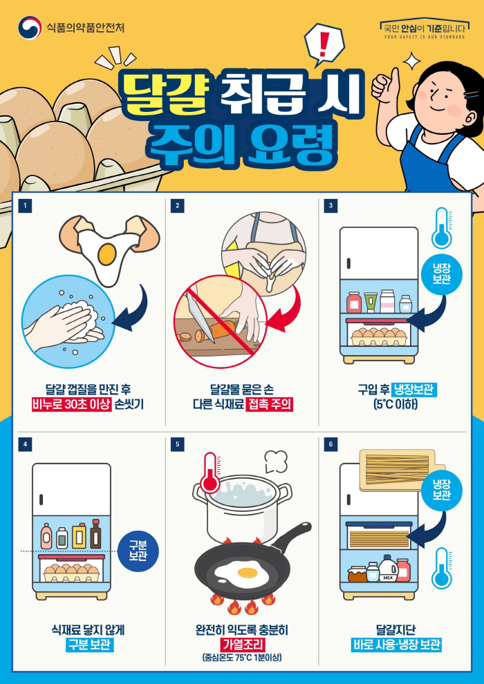 살모넬라 식중독 67% 여름철 발생…"조리시 위생 관리 철저히"