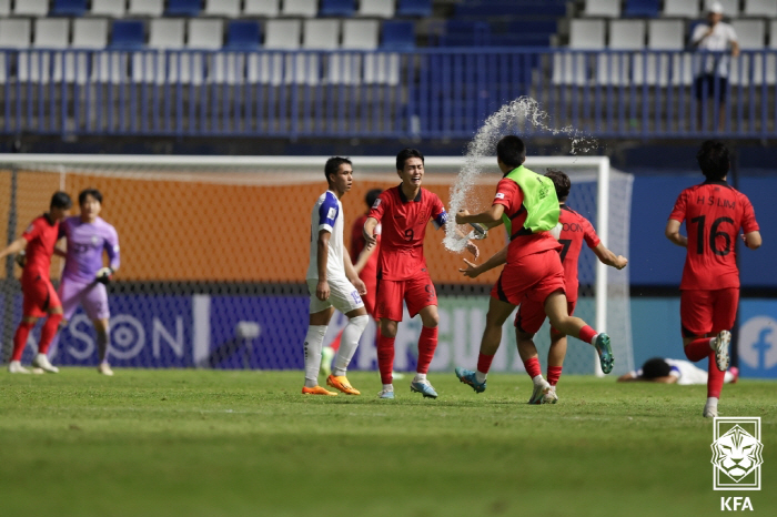'21년만의 우승 보인다' 변성환호, 우즈벡 1대0으로 꺾고 U-17 아…