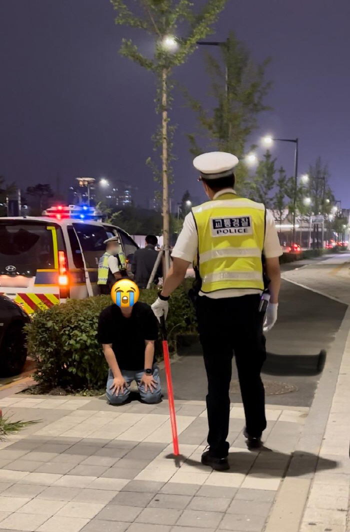 "제발 봐주세요"…음주운전 해놓고 무릎 꿇으며 엉엉 울면서 선처 호소한 …
