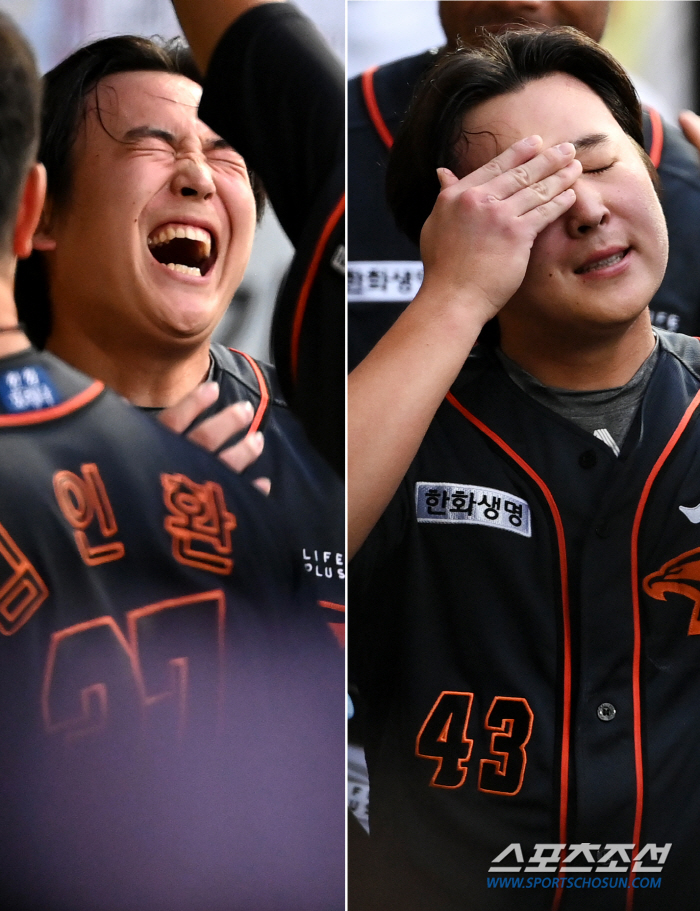 뒤늦게 터진 마수걸이 홈런에 만감 교차한 아기 독수리, 늦었지만 다행이다…