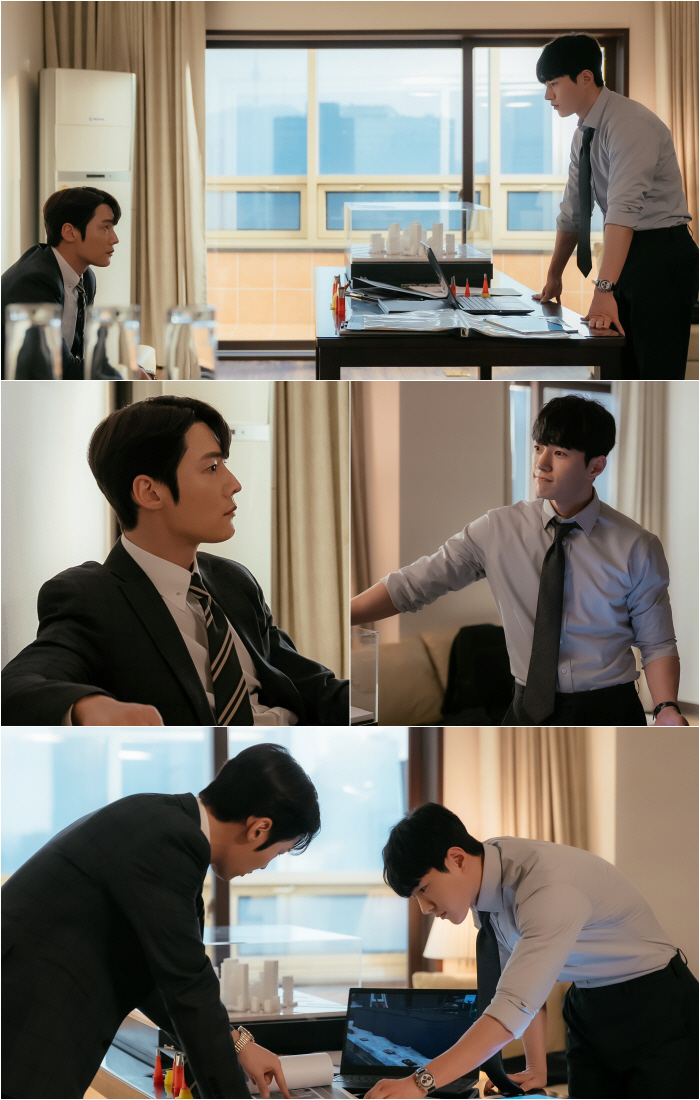 김명수X최진혁, 본격 회계 공조에 열정 '활활'…훈훈한 브로맨스 기대 (…