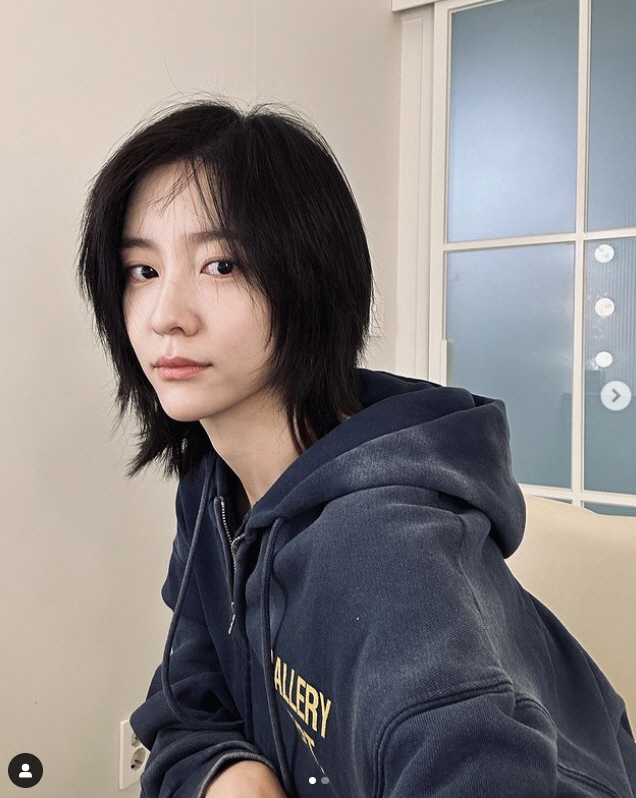 '재벌집 형수님' 박지현 '파격 쇼트커트' 근황.."재벌집 형님 변신"