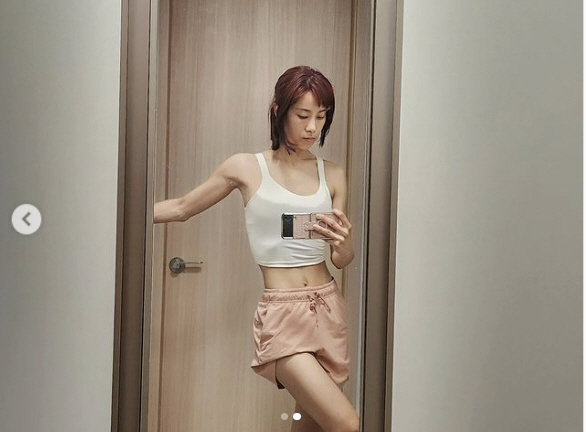 '싱글맘' 조민아, 근육질 마른 몸매 공개 "37kg까지 빠져"