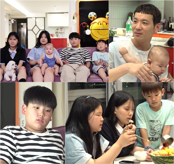 "父 통장 날아가"..정성호 '냉장고 7대X이틀치 장 20만원' 5남매 …