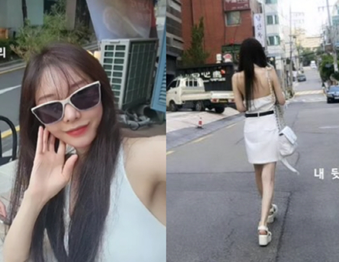 신주아, 태국 살더니 '과감해진 의상'…서울 한복판서 '등판 다 뚫린 원…