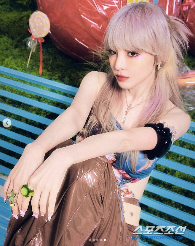 산다라박, 머리핀만 200만원? 야자수 머리 이어 또 '파격' 예고!