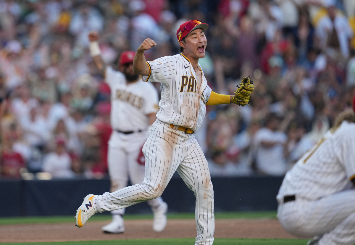 '이것이 GG 후보의 위엄' 김하성, 오타니 상대 안타보다 '환상 수비'…