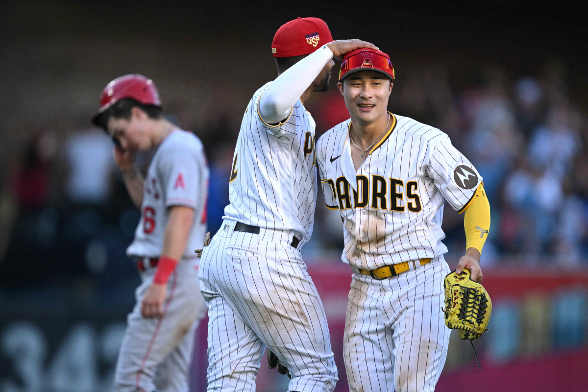 '이것이 GG 후보의 위엄' 김하성, 오타니 상대 안타보다 '환상 수비'…