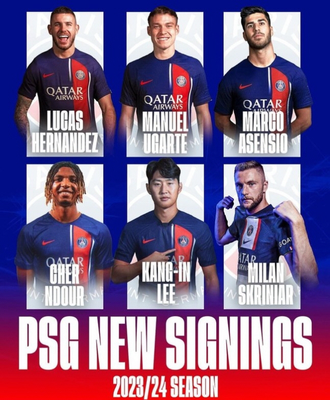 '이제 끝' PSG, 엔리케 감독과 2년 계약, 이강인 PSG행 '오피셜…