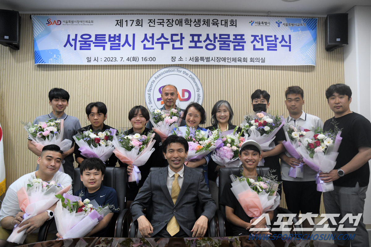 "최다메달 주몽학교-2관왕 이현빈X김재민" 서울시장애인체육회,학생체전 포…