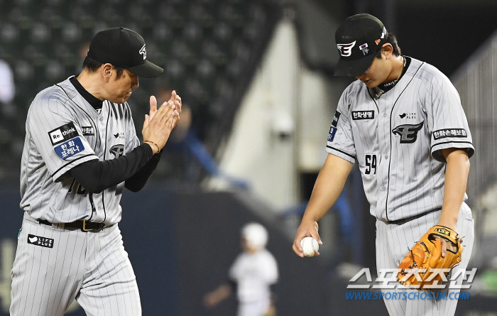 38구→74구→97구 던지고 첫 선발승, 착실하게 선발 수업 김서현, 김…
