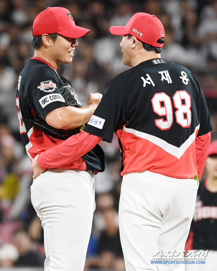 '투수 교체하는데 울컥했다' 헤드샷 퇴장 KIA를 구한 김재열 [수원현장…