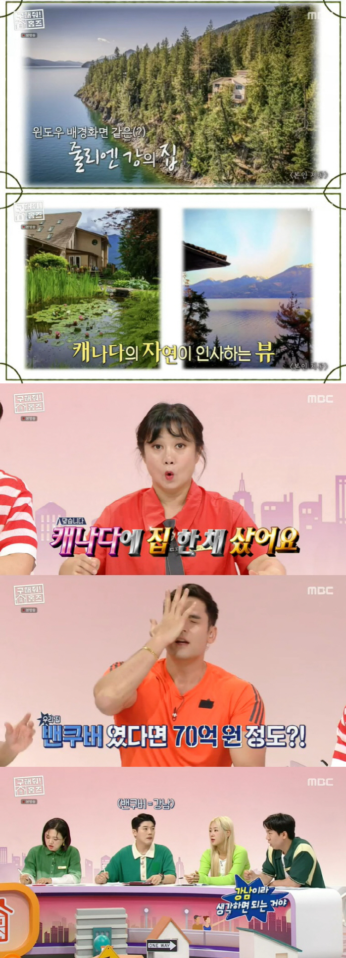 "밴쿠버면 70억" 줄리엔 강, 대자연 속 캐나다 집 공개 "방 7개·화…