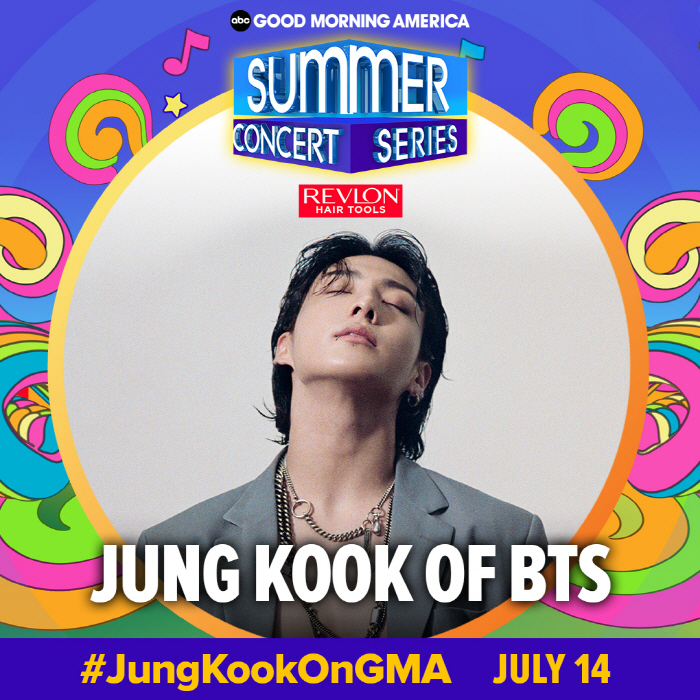 정국, 美 'GMA 서머콘서트' 출격…첫 솔로 ‘Seven’ 최초 공개[…