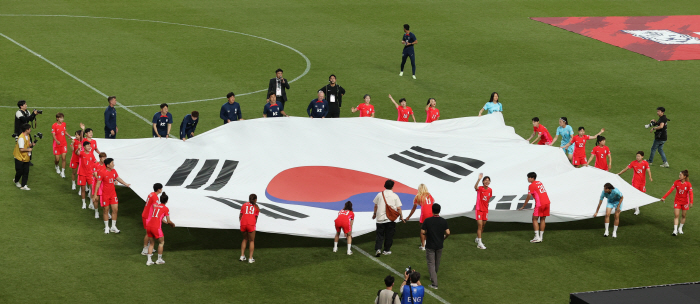 "9000명 팬X장미란 차관X골때녀 하나된 응원" 대한민국 女월드컵 사상…