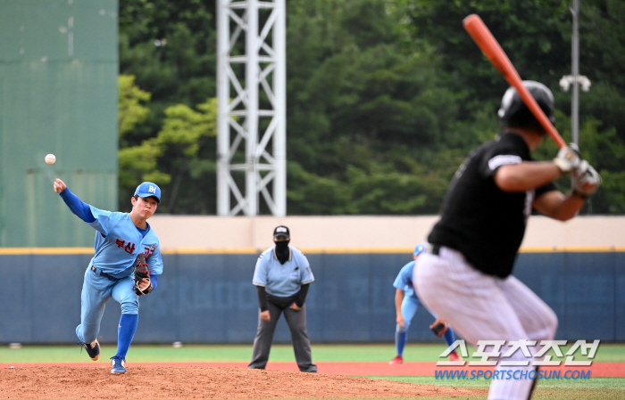'1이닝 2K 무실점' 부산고 에이스 원상현, 1회전 11-4 강우콜드승…