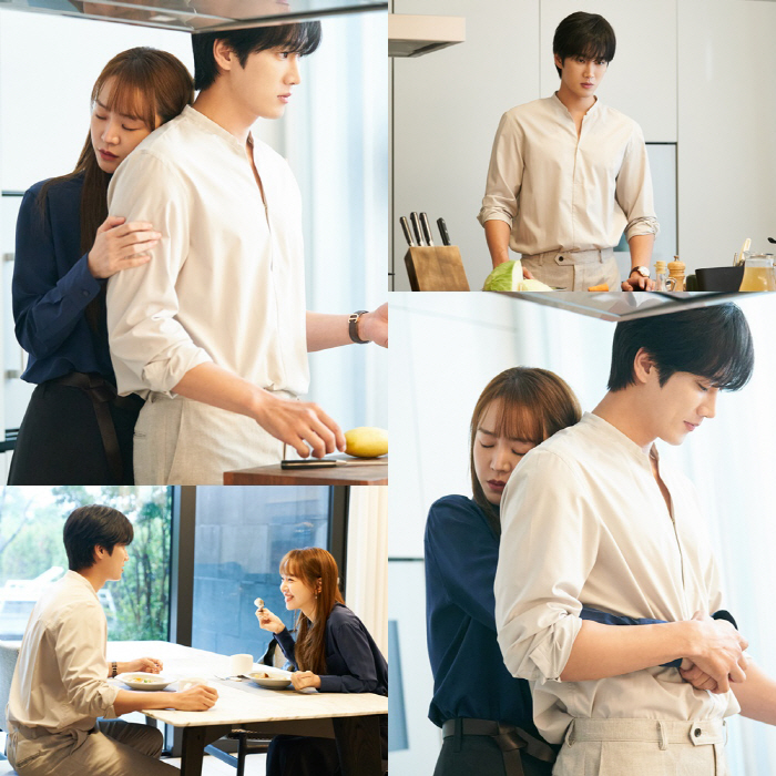 신혜선♥안보현, 달달X포근 백허그..로맨틱 온도 급상승 ('이생잘')