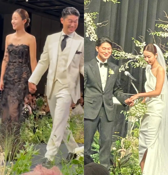 최자, 신부 앞 무릎꿇은 로맨틱 신랑♥…이동욱→이진욱 결혼식 하객라인업 …