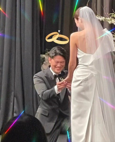 최자, 신부 앞 무릎꿇은 로맨틱 신랑♥…이동욱→이진욱 결혼식 하객라인업 …