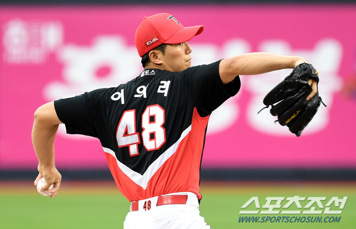 "벌써 7승이네." 평균 5이닝을 못채웠지만 승운 최고! 국대 왼손 유망…