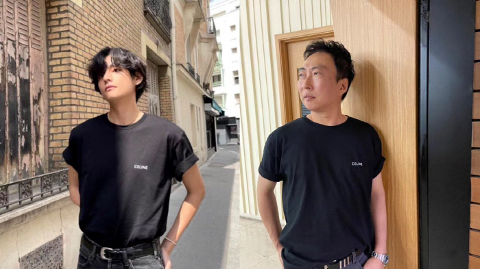 "옷 반납하래"…박명수, BTS 뷔와 똑같은 옷 다른 느낌 '폭소'