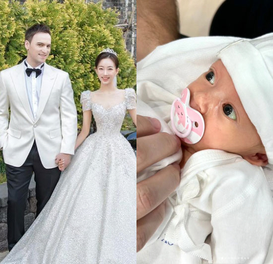 '양유진♥' 기욤 패트리, 큰 눈망울 인형미모…'딸 바보' 될 수 밖에
