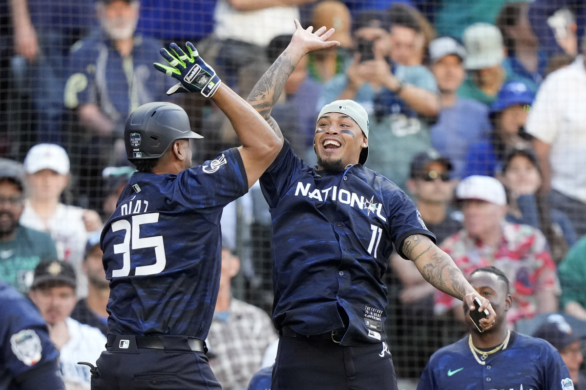 '디아즈 역전 투런포' NL 9연패 수모 벗었다, NL 3-2 AL...…