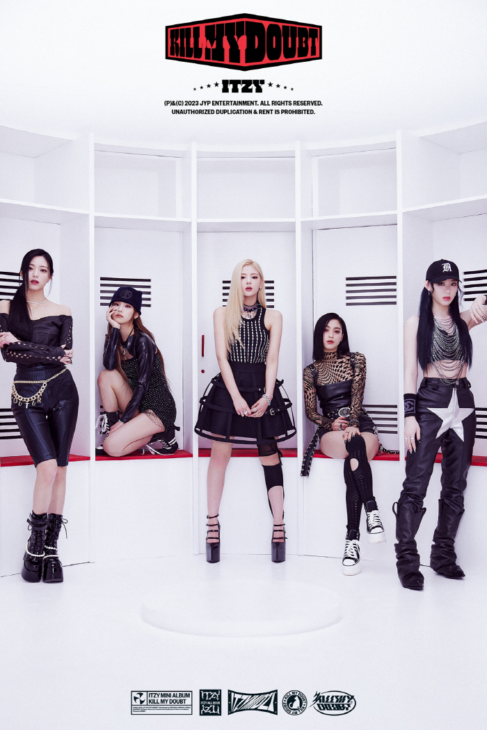 ITZY, 신보 '킬 마이 다웃' 콘셉트 보니…올블랙으로 시크한 아우라