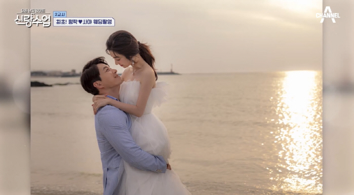 "新 비주얼 부부" 심형탁♥사야, 웨딩 화보→프러포즈 현장 [종합]