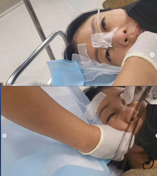 '싱글맘' 이지현, 촬영 중 각막 손상 응급실행 "아프면서 크는 거잖아요…