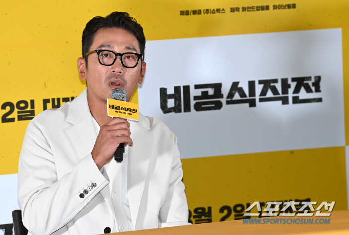 [SC현장] "모로코 강제합숙이 만든 케미"…'비공식작전' 하정우X주지훈…