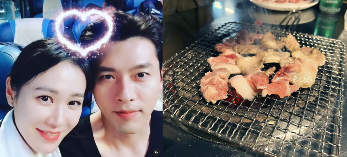 '현빈♥' 손예진이 돼지 특수부위를? "맛있어" 아들맘 친근 매력