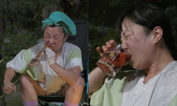 박나래, 난데없는 키스 먹방… "장우랑 현무오빠 보면 미쳐 죽겠는데?"(…