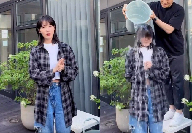 아이유, 또 5천만원 통큰 기부 '아이스버킷챌린지' 그랜드 슬램 달성