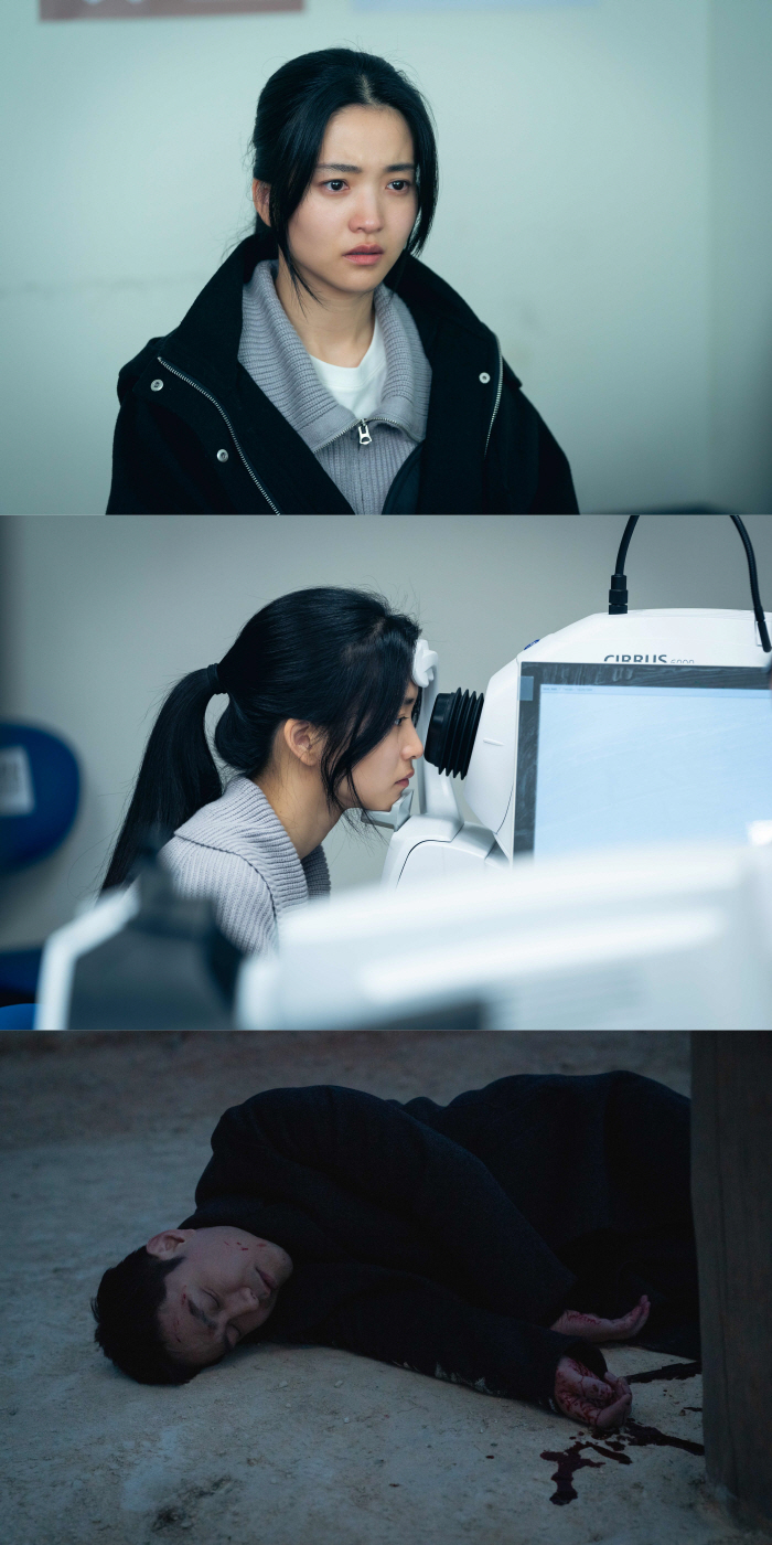 김태리, 실명 위기에 "父 진선규와 똑같은 병이라니" 충격 ('악귀')