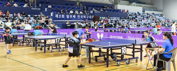대한탁구협회 주최·대한항공 후원 '일우배 전국탁구대회' 성료