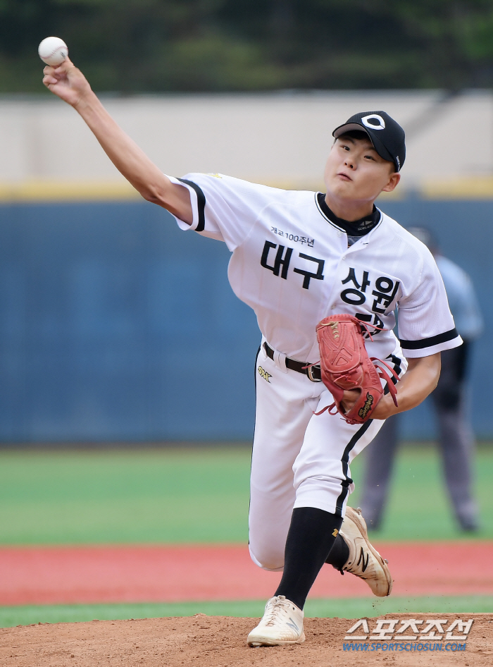 '투수 1년 차' 대구 상원고 전현탁, 4이닝 1실점 역투…9대1 콜드승…