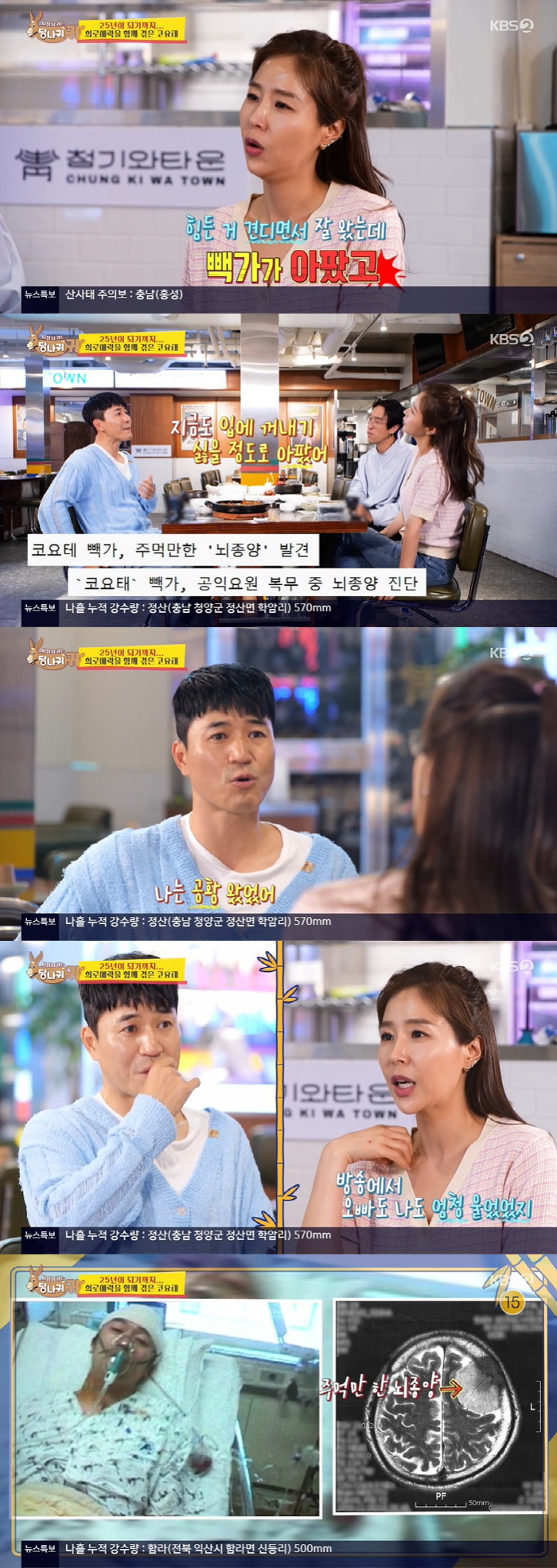 김종민 "빽가 뇌종양 투병에 공황 와, 지금도 입에 꺼내기 싫은 아픔" …
