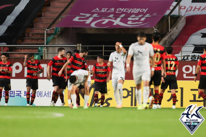 [현장리뷰]한 여름밤 시원한 '6골' 터졌다! '완델손 결승골' 포항 제…