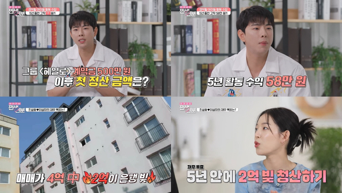 "아이돌 5년, 정산 금액 58만원" 조성호♥이성미, 짠내 과거사→빚 2…