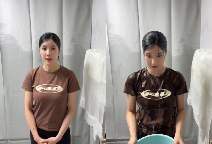 '덱스 지목 받은' 권은비, 얼음물 맞기+1천만원 기부..'아이스버킷 챌…