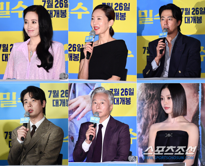 [SC현장] "공황에도 이마 찢어져도"…'밀수' 김혜수X염정아, 기깔나게…