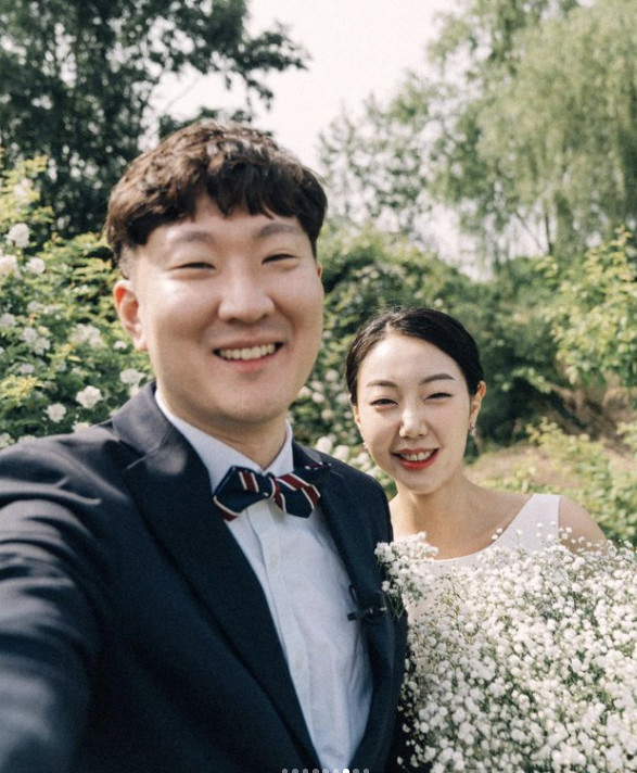 15기 옥순♥광수, 그림 같은 웨딩화보 공개 "방송에 손만 나올 줄이야"