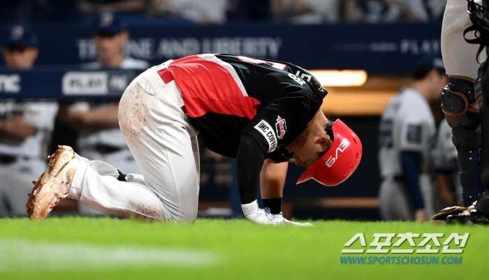 타박상 김도영 천만다행 "단순 타박 진단→정상 훈련 한다"