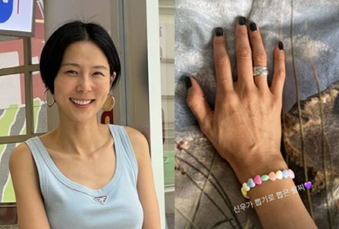김나영, 명품보다 값진 하나뿐인 선물 "子 신우가 뽑기로 뽑은 팔찌♥"