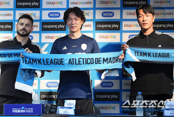홍명보 "완벽하게 우리의 언어 보일 것", 시메오네 "韓 축구 발전+인정…