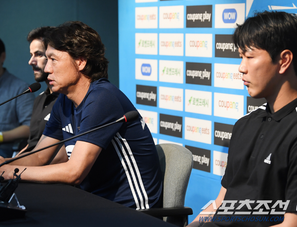 홍명보 "완벽하게 우리의 언어 보일 것", 시메오네 "韓 축구 발전+인정…
