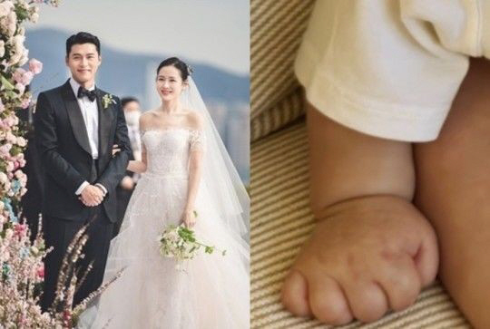 '손·발만 공개되도 난리' 손예진♥현빈, 비주얼부부 2세에 쏠리는 관심 …