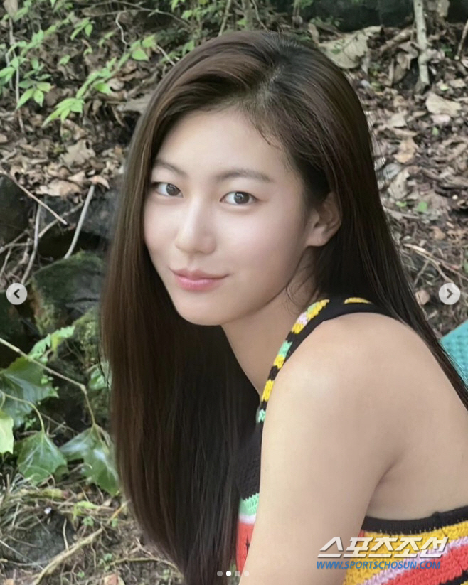 '박연수 딸' 송지아, 골퍼야? 걸그룹 센터야? 크롭티에 군살없는 '날씬…