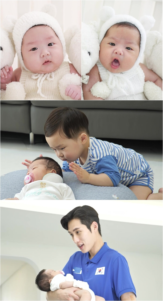 펜싱 김준호子, 생후 54일인데…아빠 닮아 꽃미모 자랑 ('슈돌')